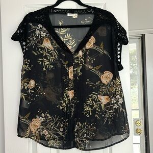 Meadow Rue Sheer Top